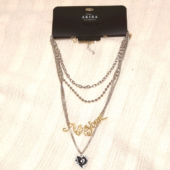 AKIRA Jewelry - AKIRA Silver and Gold Layered Necklace Collection